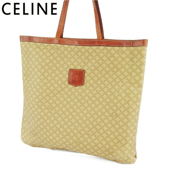 Celine brown macadam beige Shoulder Bag leather - Picture 1 of 6